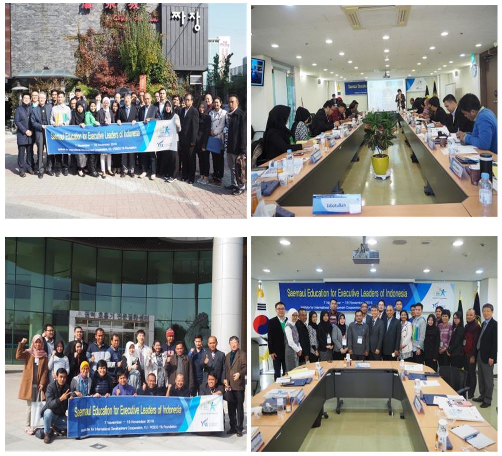 Saemaul Education for Executive Leaders of Indones